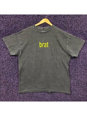 Charli XCX Brat Logo Double Sided T-Shirt Size Large